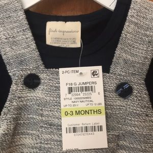 🌺 navy nautical jumper